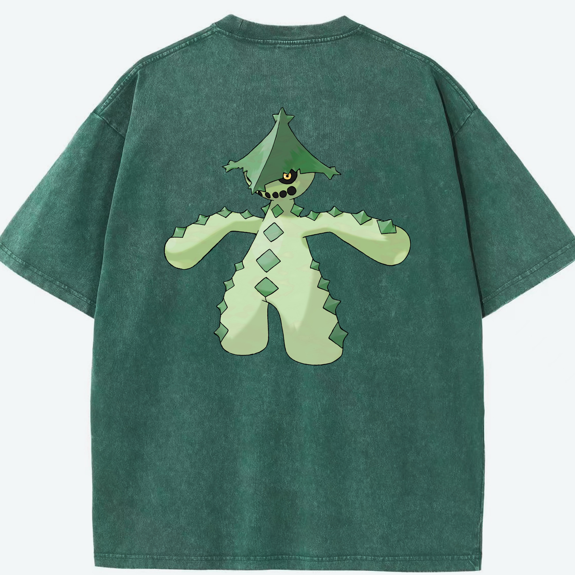 （画像用） ポケットモンスター Pokémon 綿100% ヴィンテージ風 半袖Tシャツ（背面プリント）